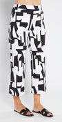 Philosophy Australia Ticket printed Bengaline culotte in Avante, sustainable slow fashion made in Australia