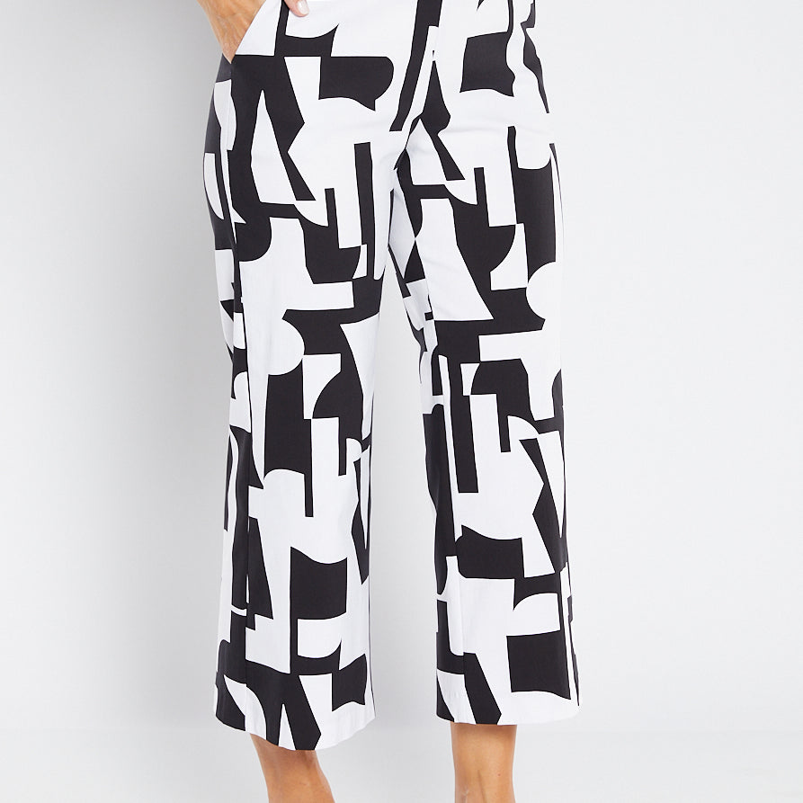 Philosophy Australia Ticket printed Bengaline culotte in Avante, sustainable slow fashion made in Australia