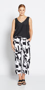 Philosophy Australia Ticket printed Bengaline culotte in Avante, sustainable slow fashion made in Australia