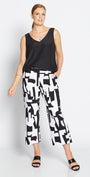 Philosophy Australia Ticket printed Bengaline culotte in Avante, sustainable slow fashion made in Australia