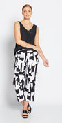 Philosophy Australia Ticket printed Bengaline culotte in Avante, sustainable slow fashion made in Australia