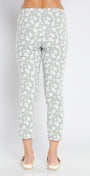 Philosophy Australlia Easy printed Bengaline 7/8 fitted pant in Deco, sustainable slow fashion made in Australia