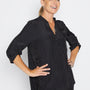 India Lustre technical tunic in black