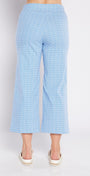 Philosophy Australia Ticket printed Bengaline culotte in Blue Diamond, made in Australia