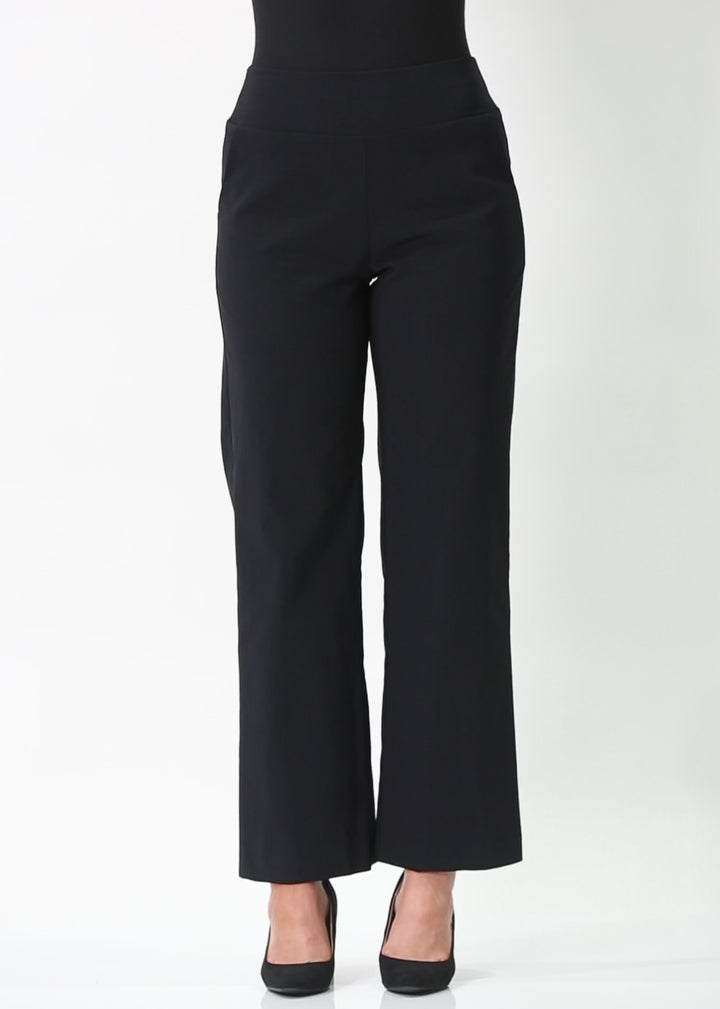 Arrow Heritage Bengaline miracle stretch wide leg pant in Black