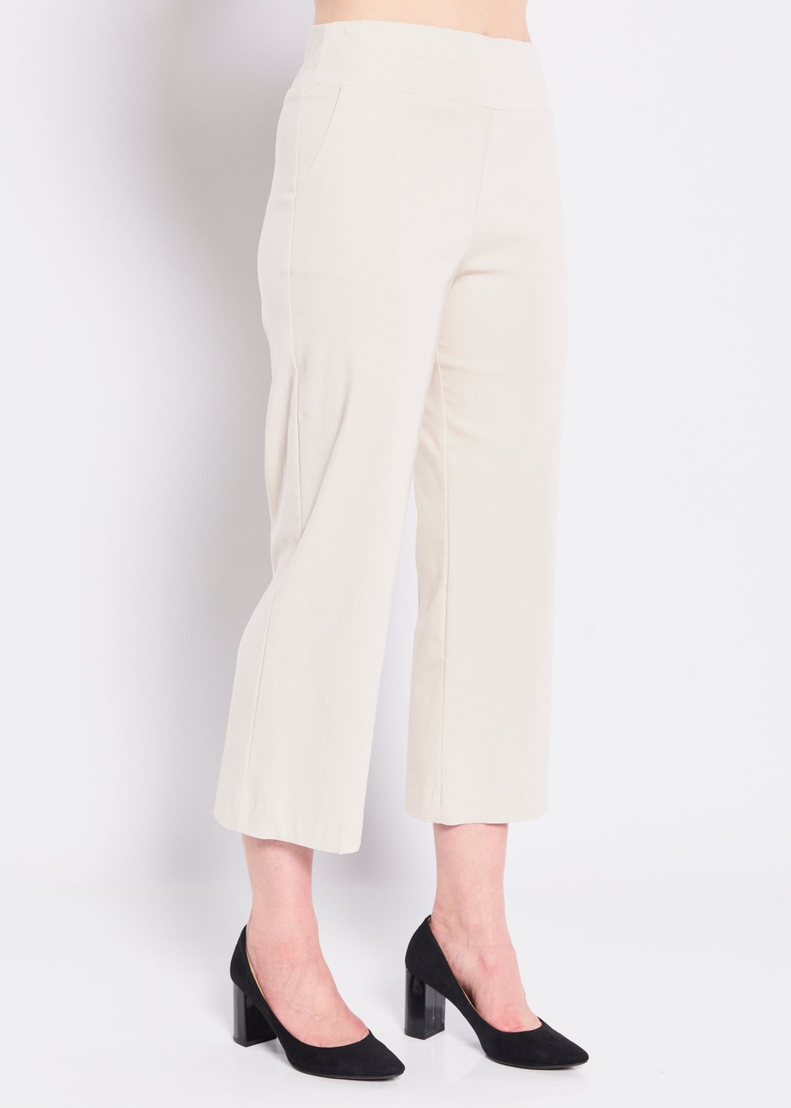 Concert Zenya Bengaline super stretch culottes in silt