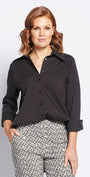 Philosophy Australia Class cotton Women's shirt in black, made in Australia