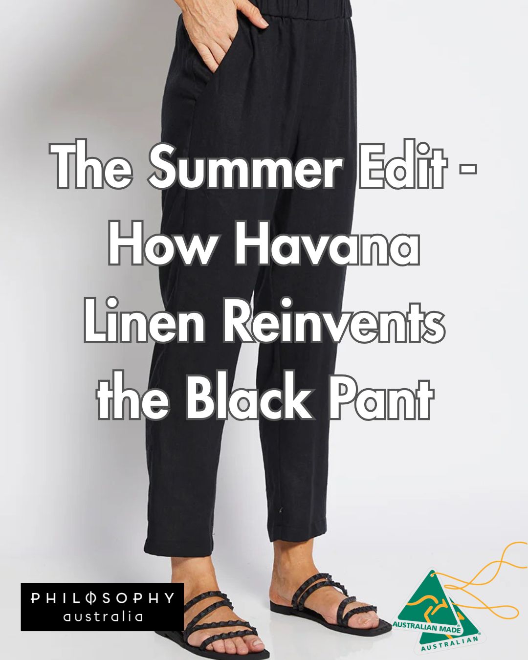 The Summer Edit - How Havana Linen Reinvents the Black Pant