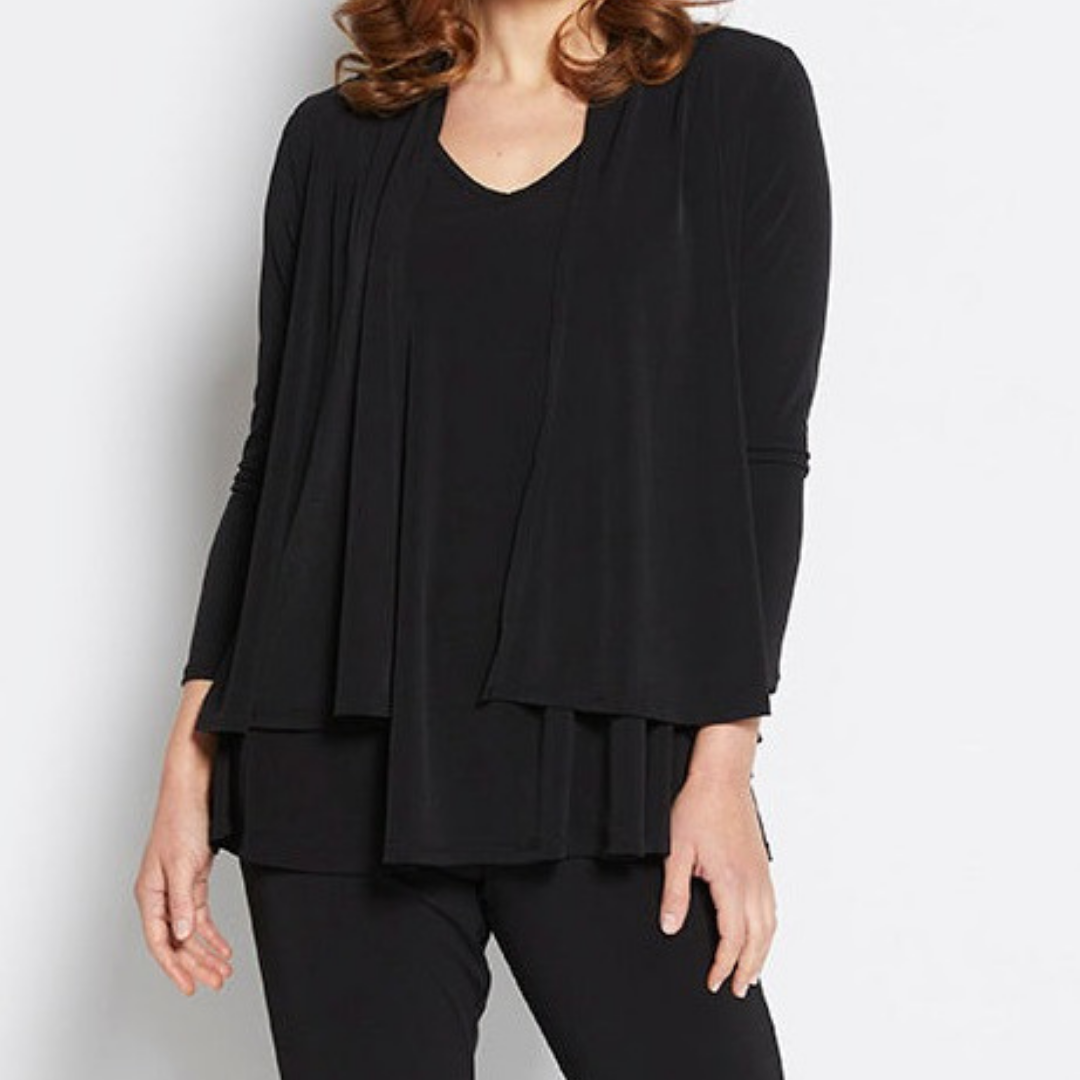 Twins jersey swing jacket and tank set