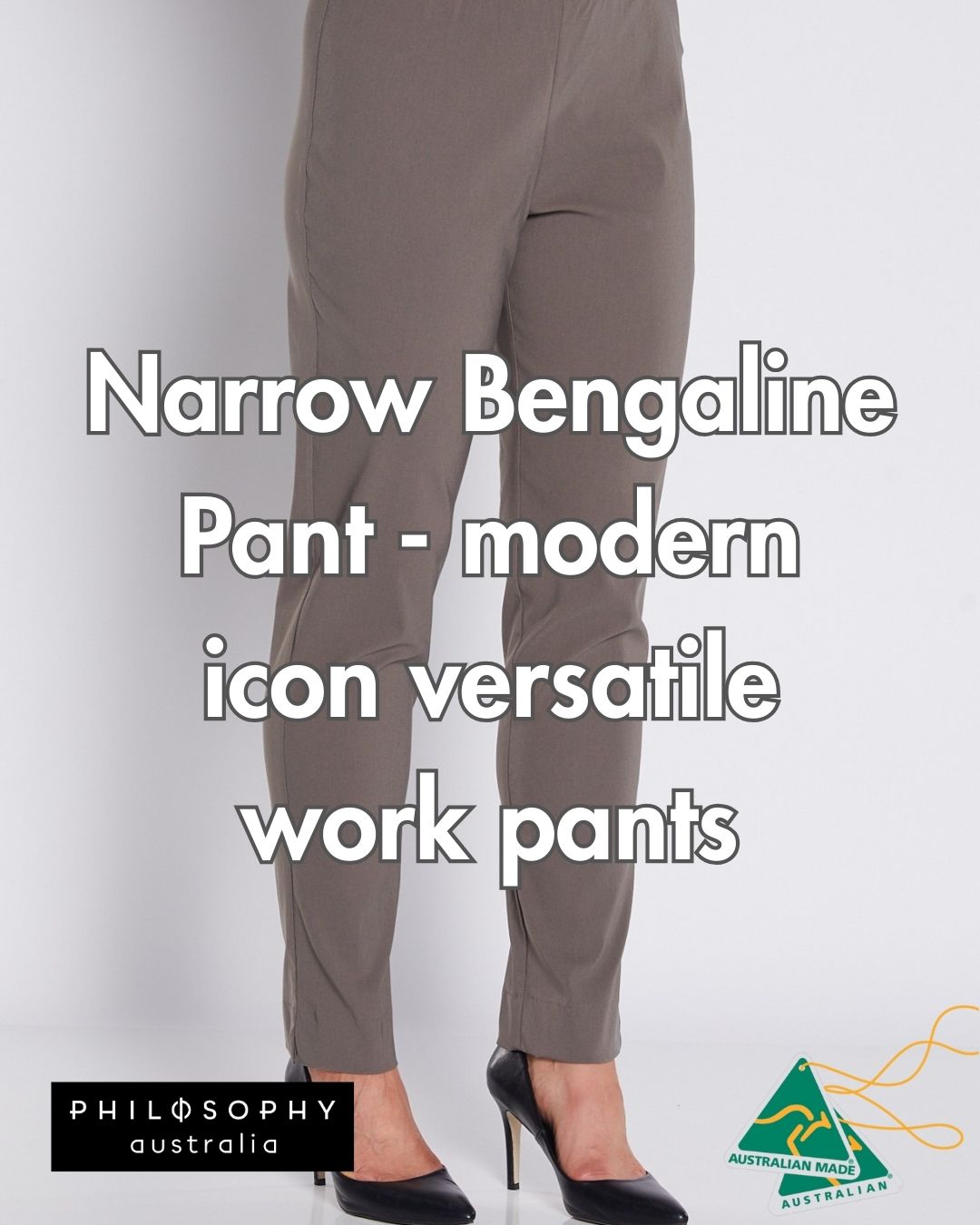 Narrow Bengaline Pant - modern icon versatile work pants