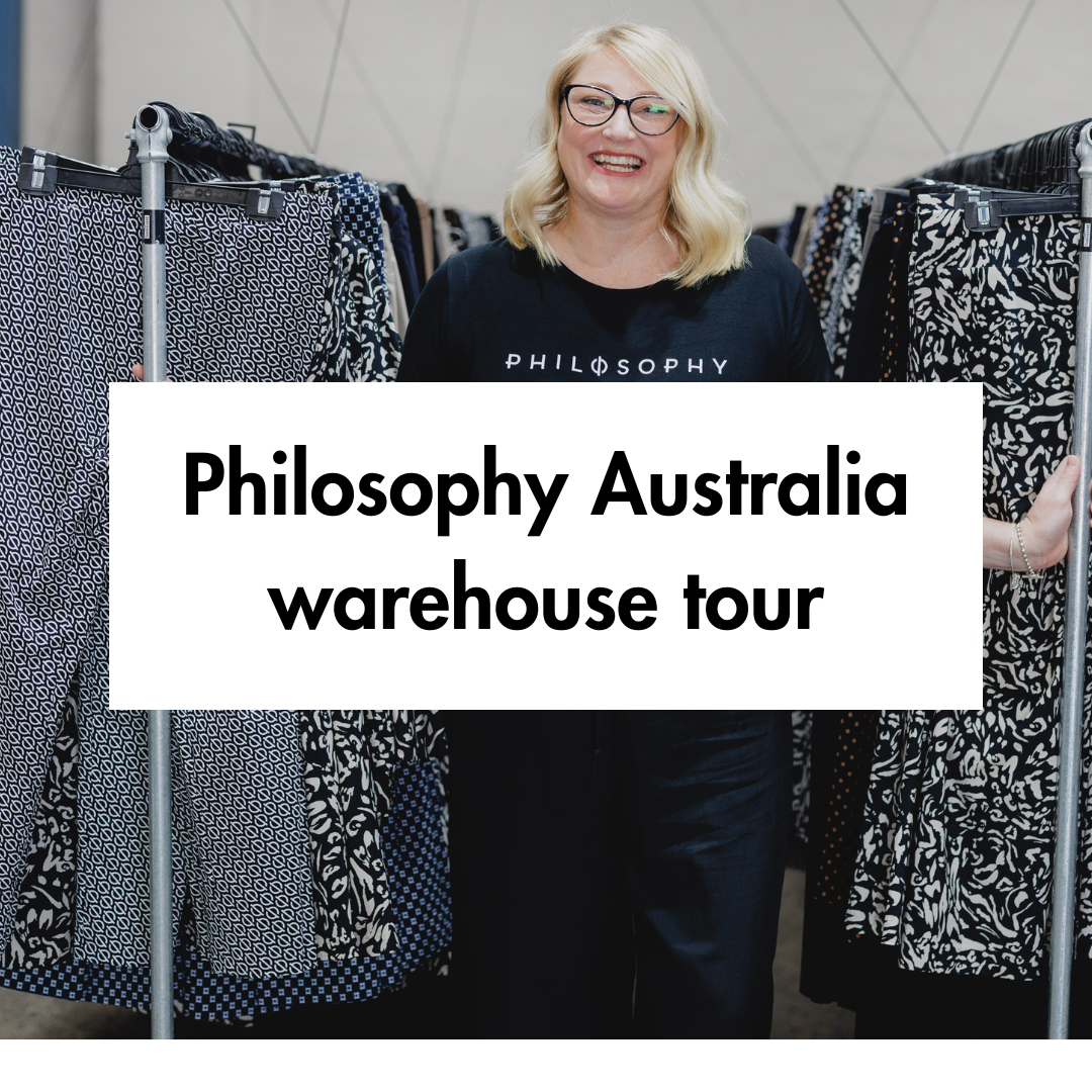 Philosophy Warehouse tour