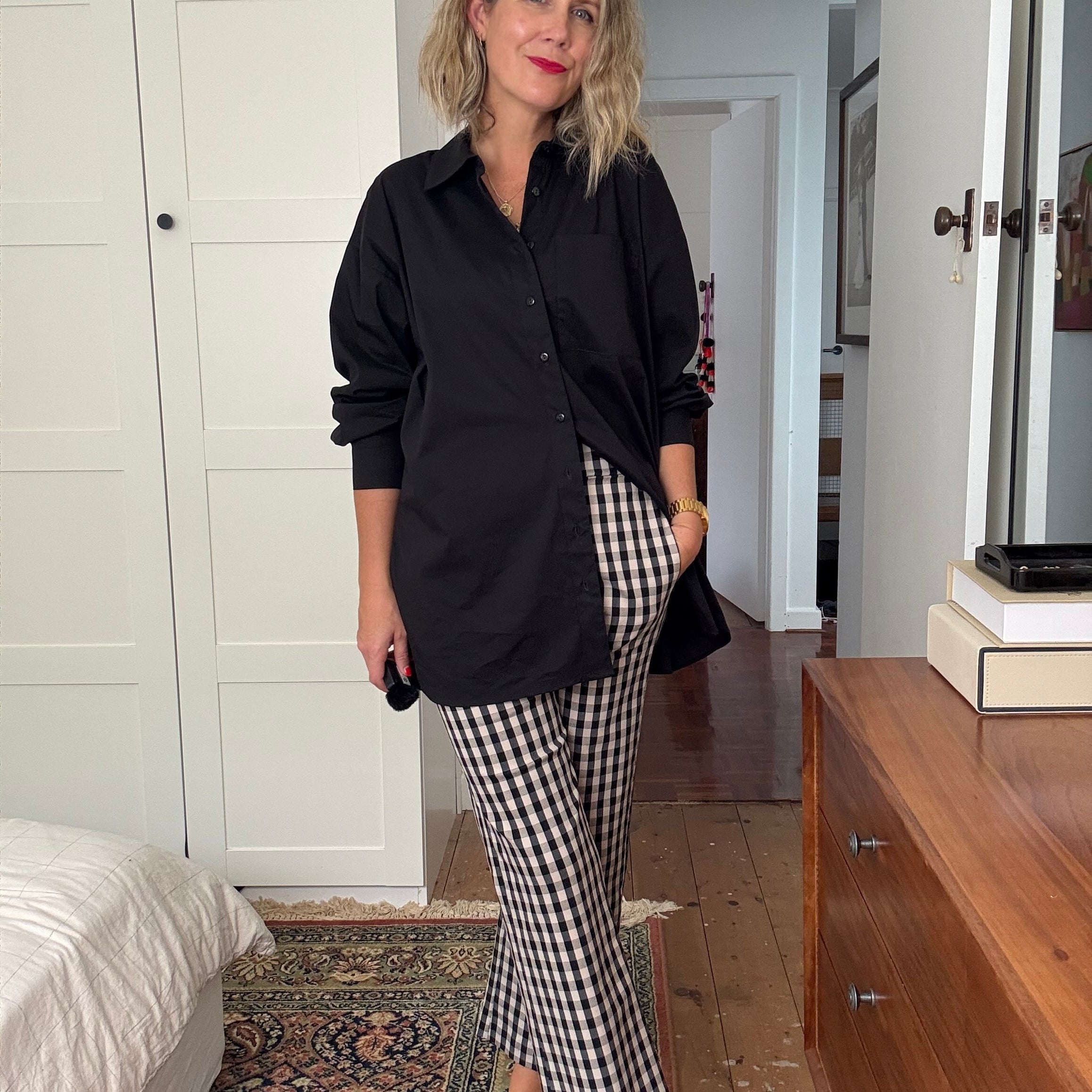 @carmenandmegstyle wearing Bengaline pants