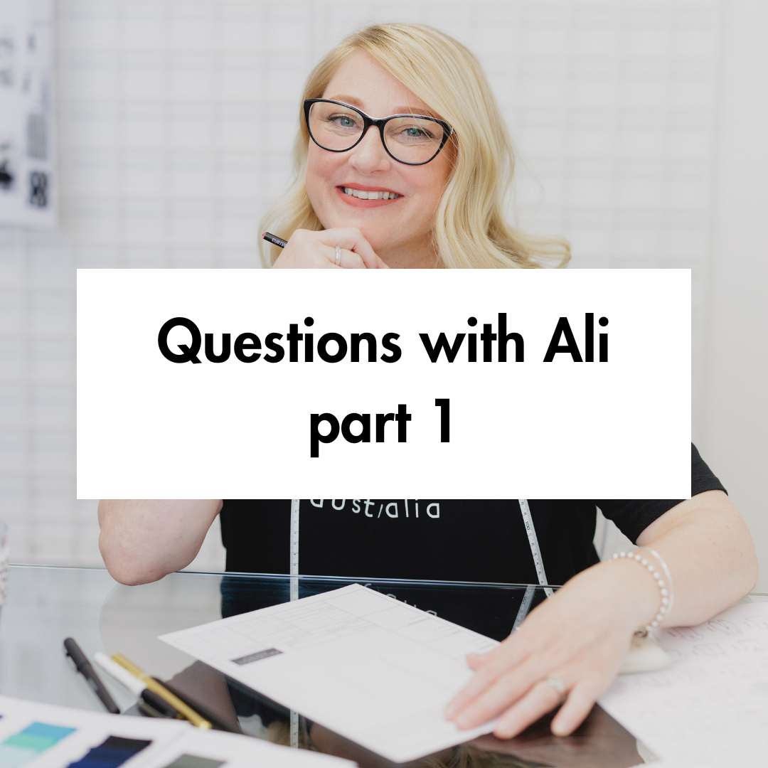 Questions with Ali, part 1