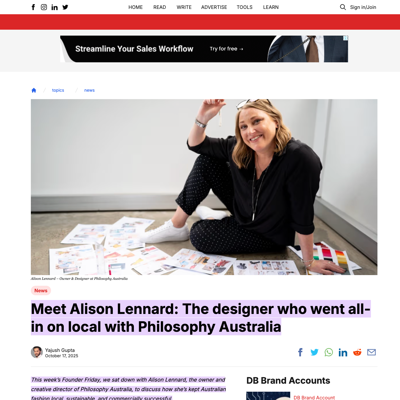 Dynamic Business interview with Ali