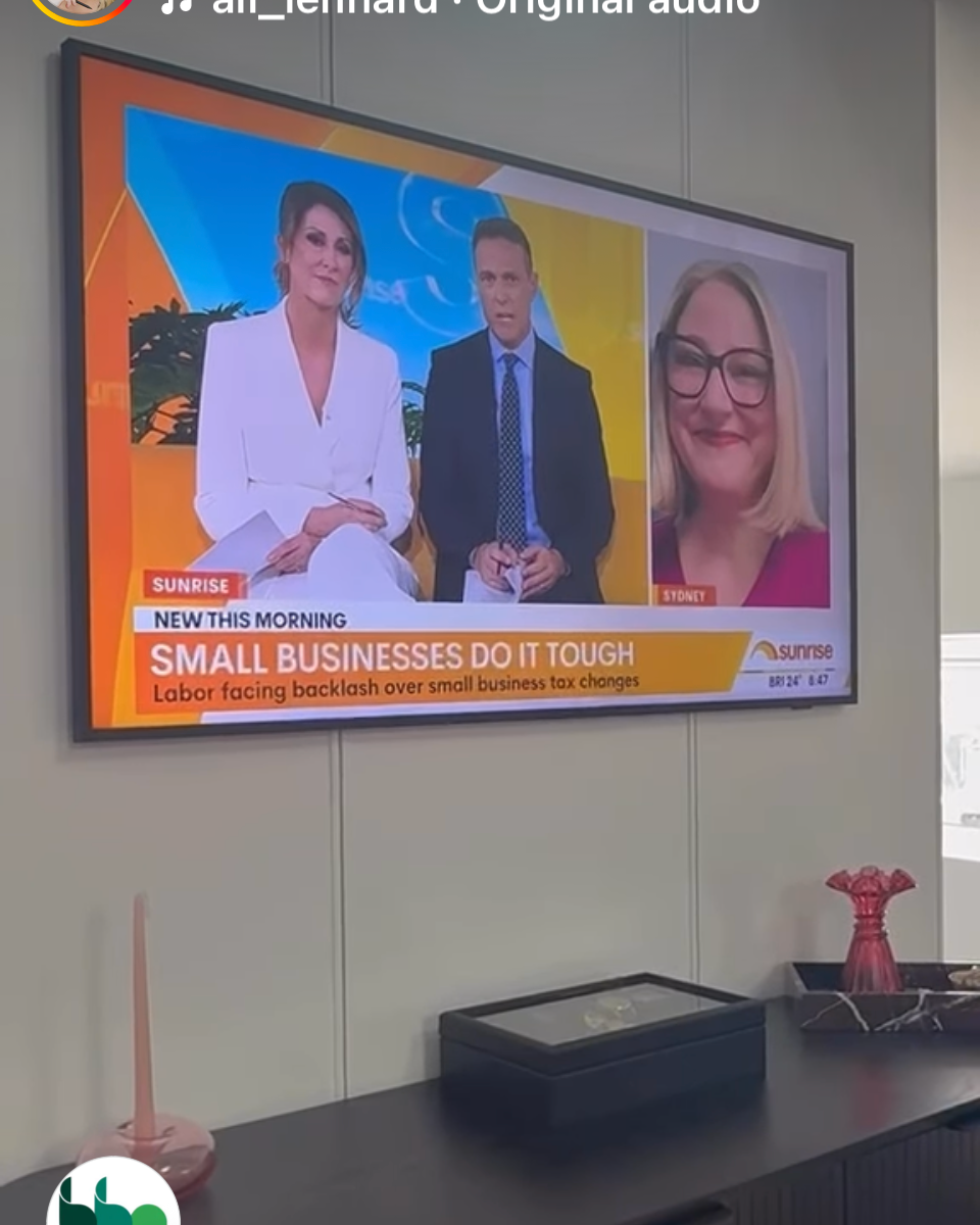 Sunrise interview on Capital Gains Tax with Ali Lennard - May 2026