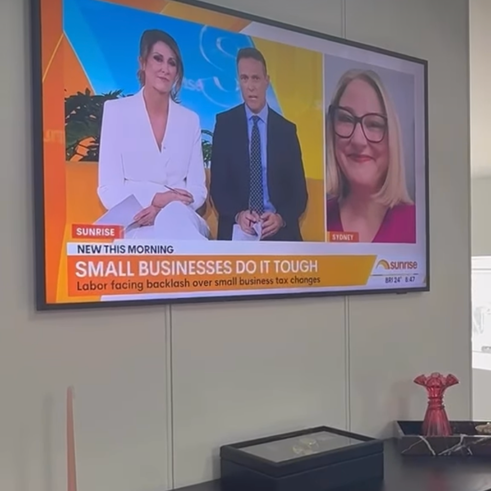 Sunrise interview on Capital Gains Tax with Ali Lennard - May 2026
