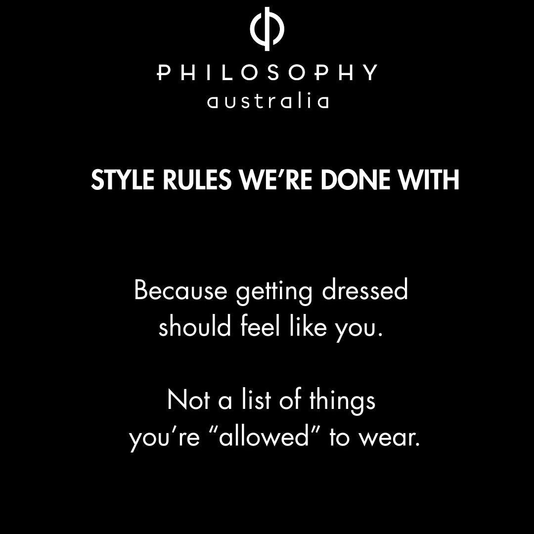 Style Over 40: 6 Fashion Rules We're Happily Breaking | Philosophy Australia
