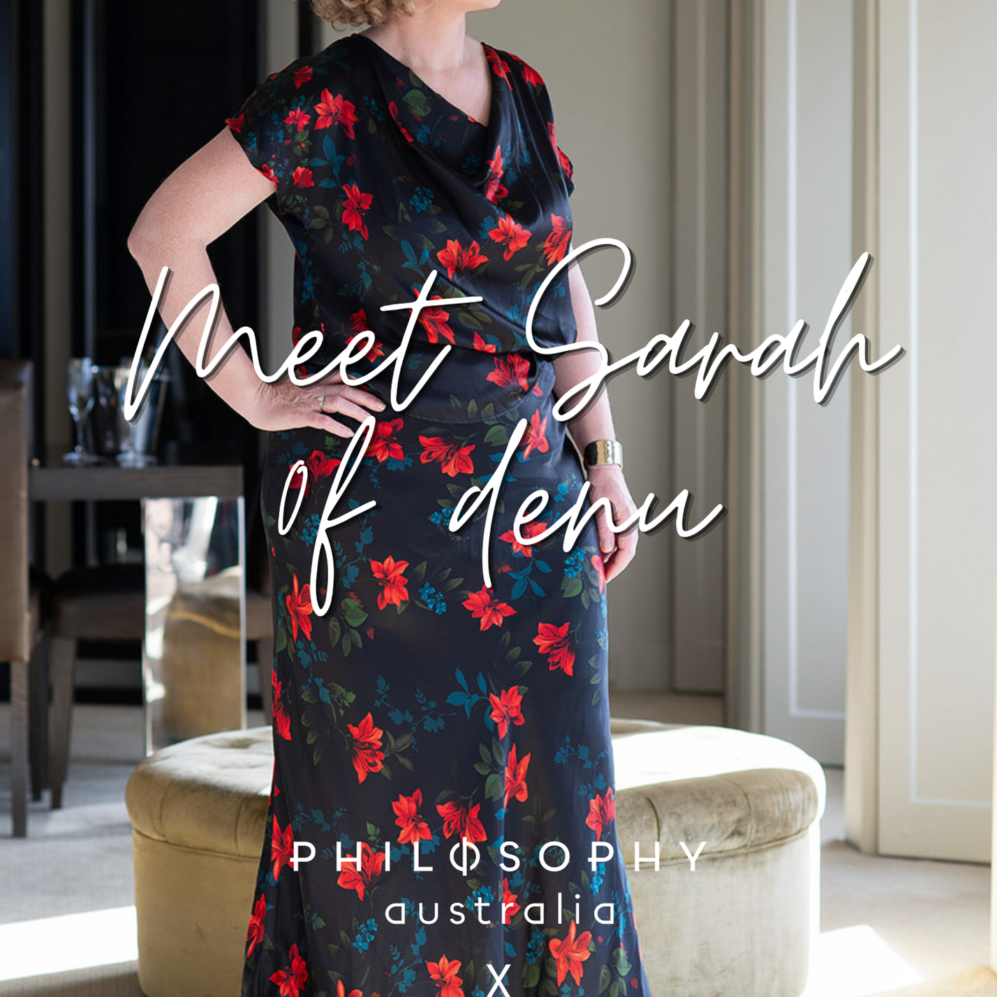 Meet Sarah of denu - Philosophy Australia x denu collaboration