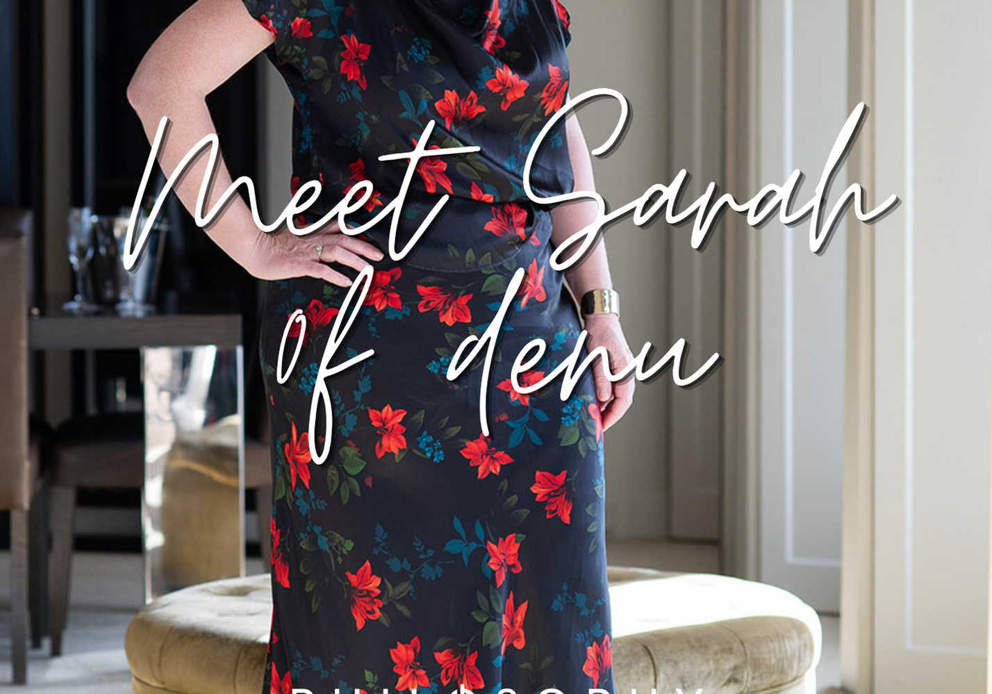 Meet Sarah of denu - Philosophy Australia x denu collaboration