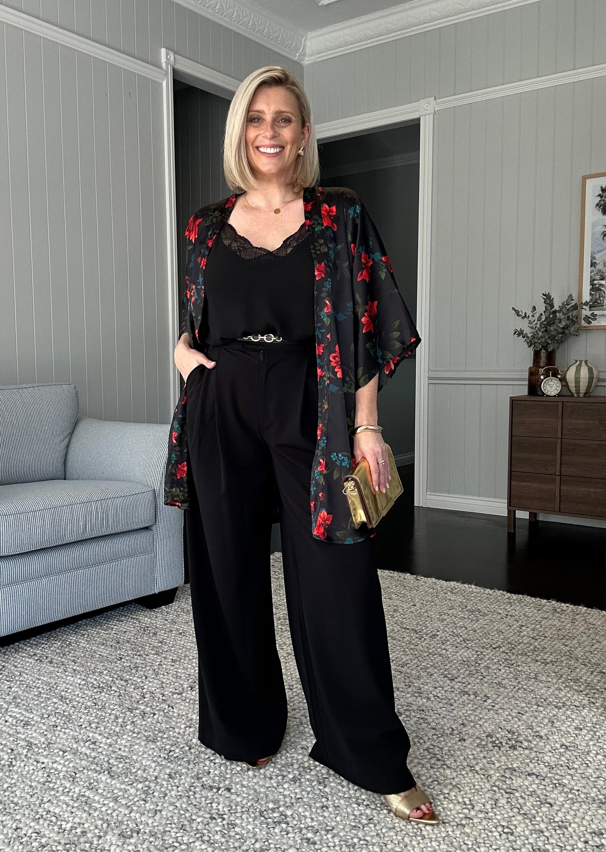 Philosophy Australia x denu collection Claudia silk kimono