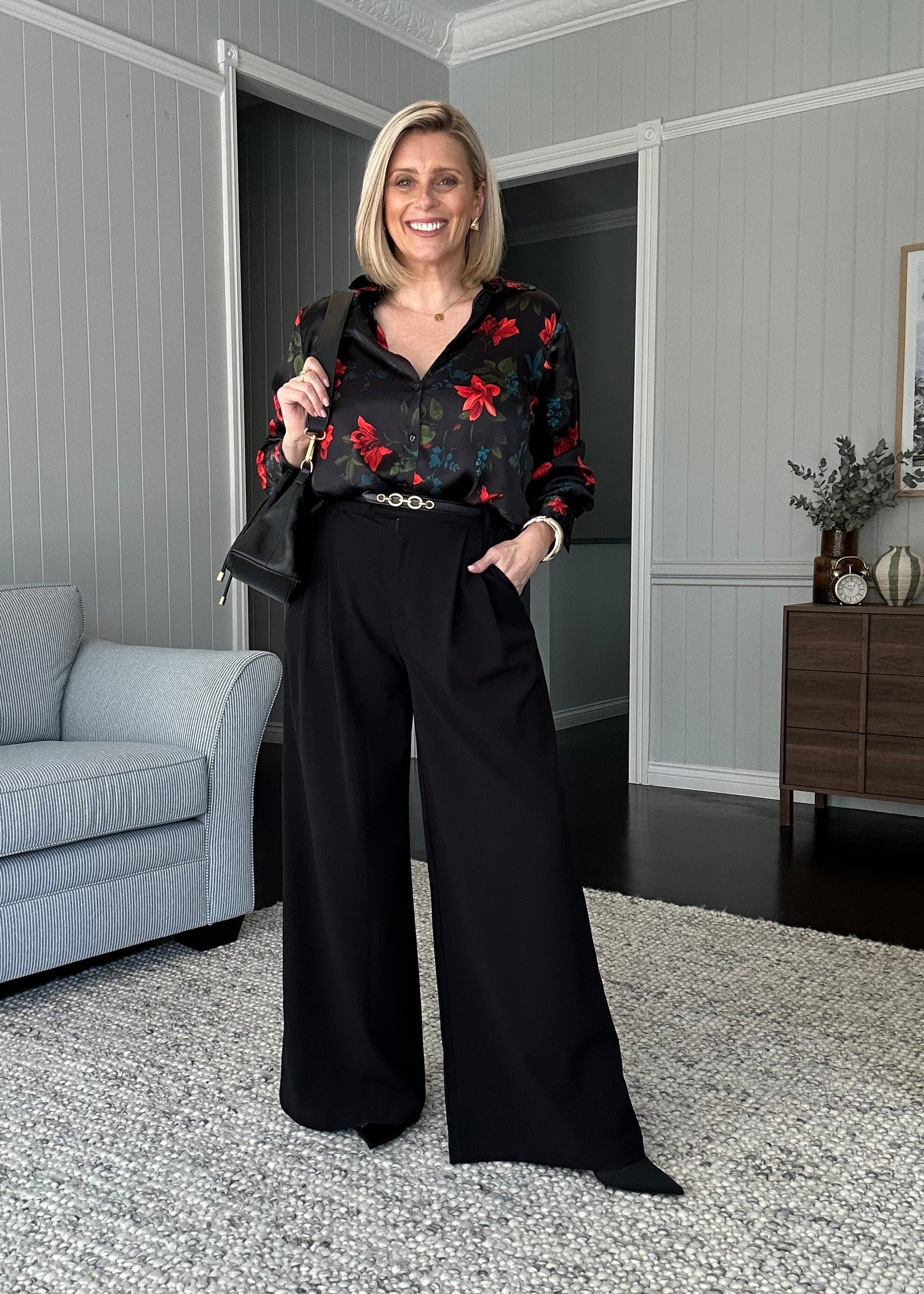 Philosophy Australia x denu collection Cecilia silk shirt