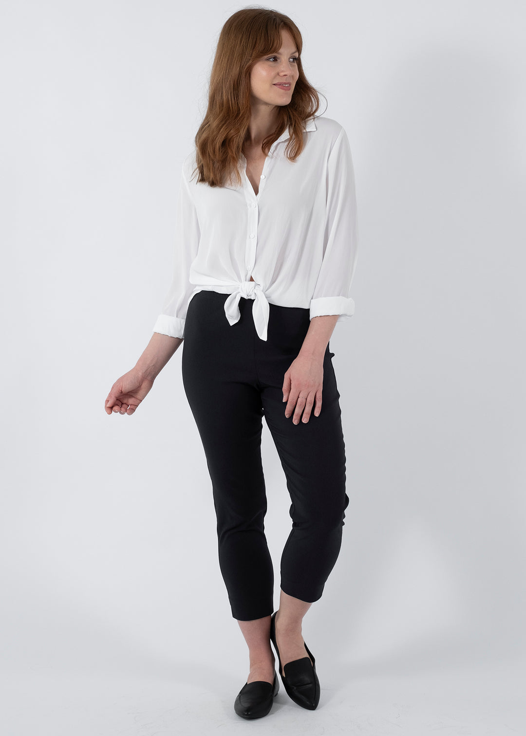 Everyday 7/8 Miracle Bengaline Pant in Black