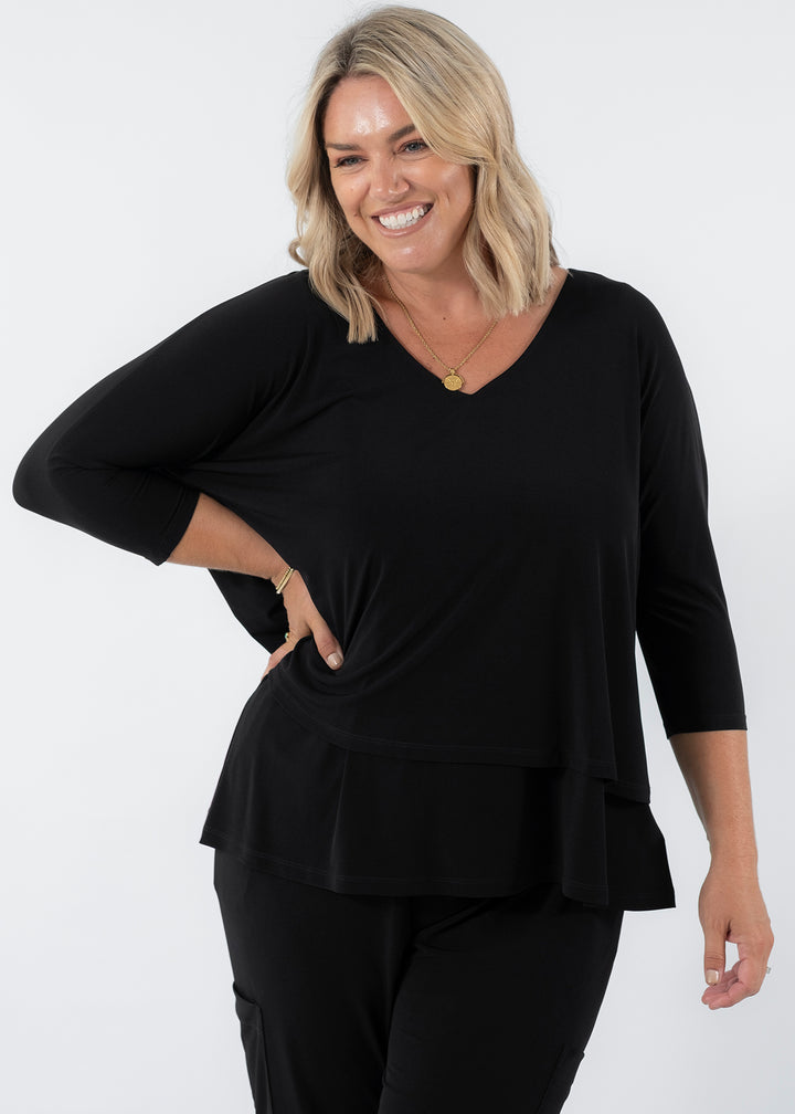 Quad multiway tunic in Black