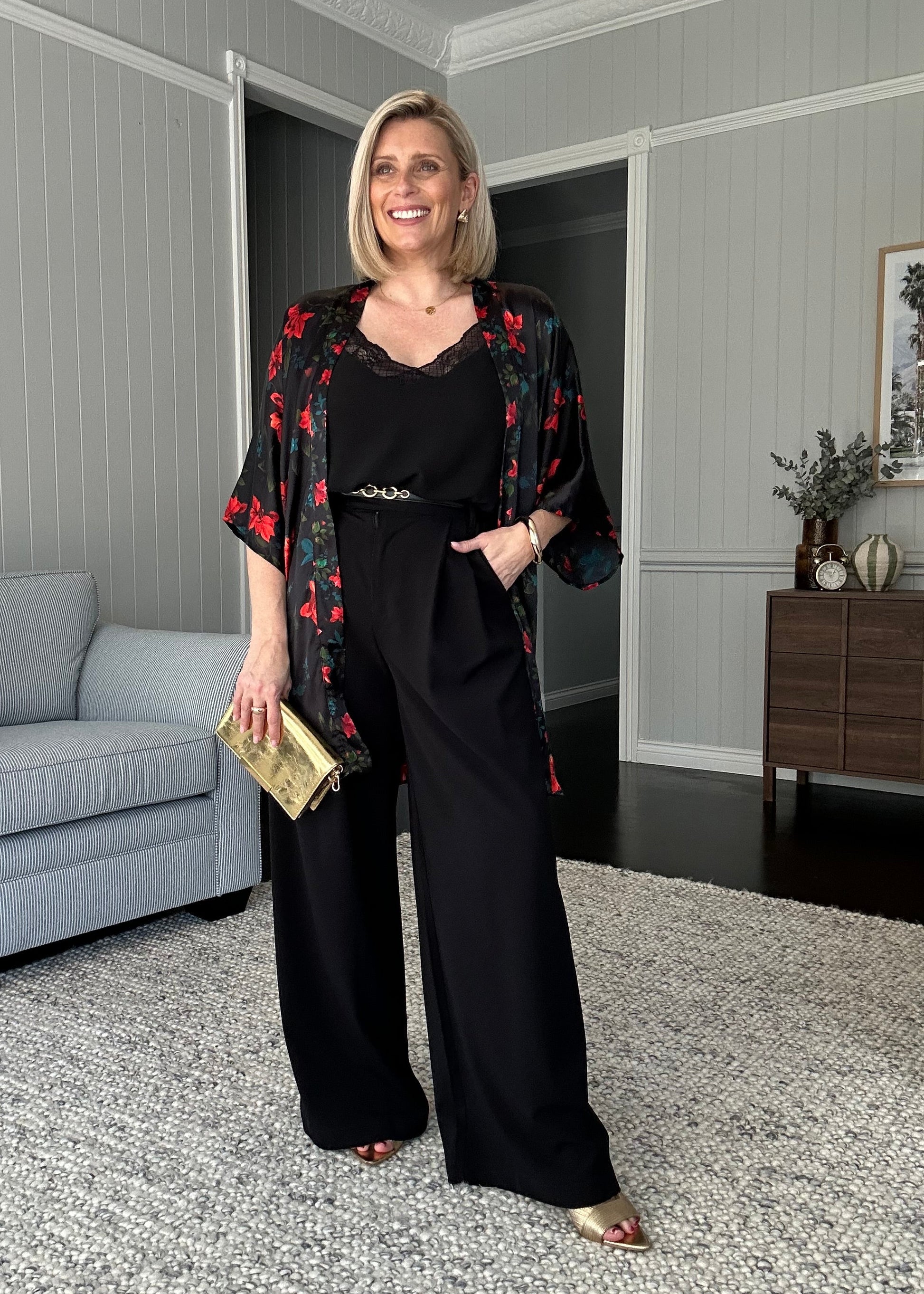 Philosophy Australia x denu collection Claudia silk kimono