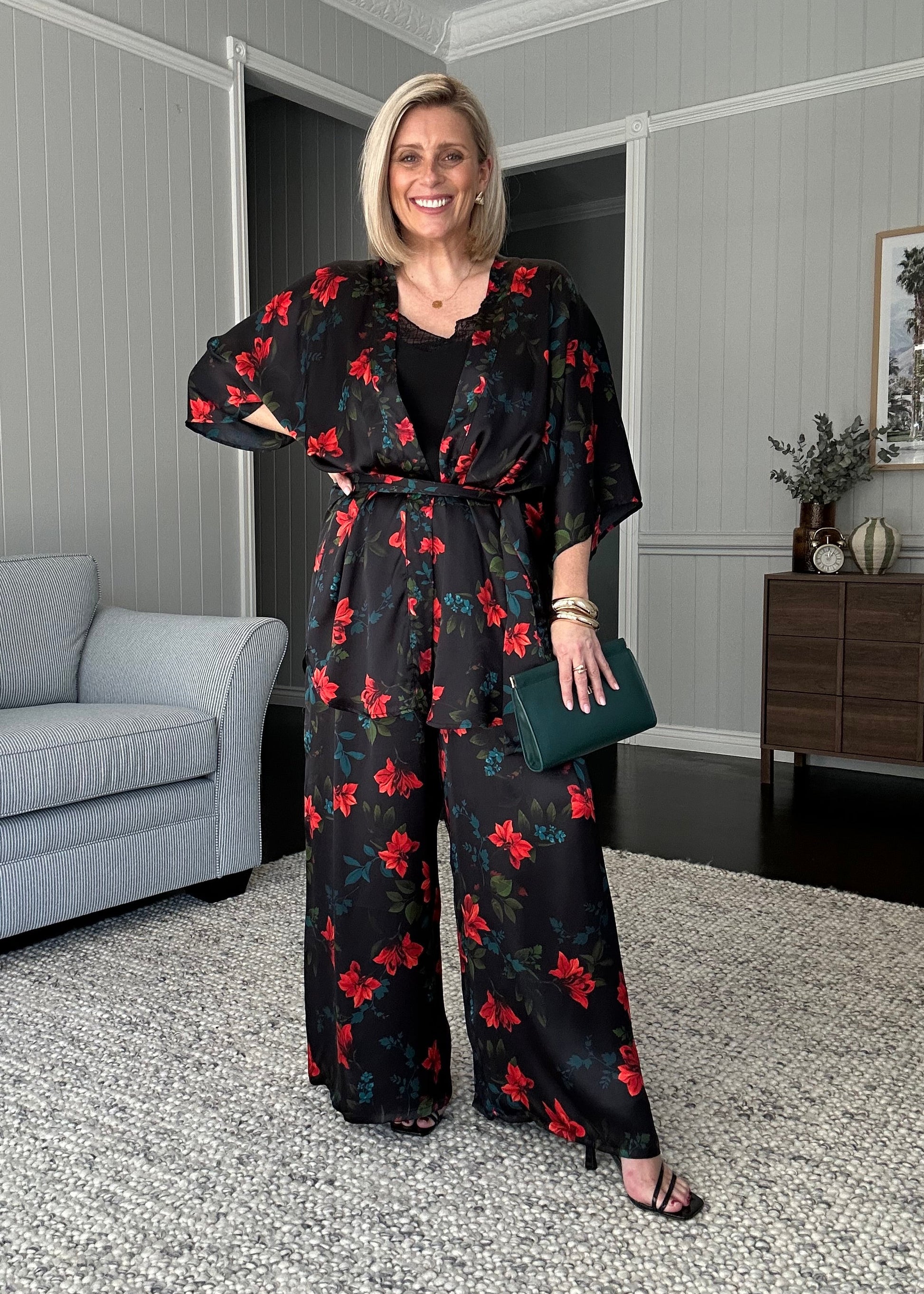 Philosophy Australia x denu collection Claudia silk kimono