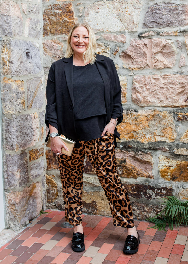 Zendal pant in Zoo print