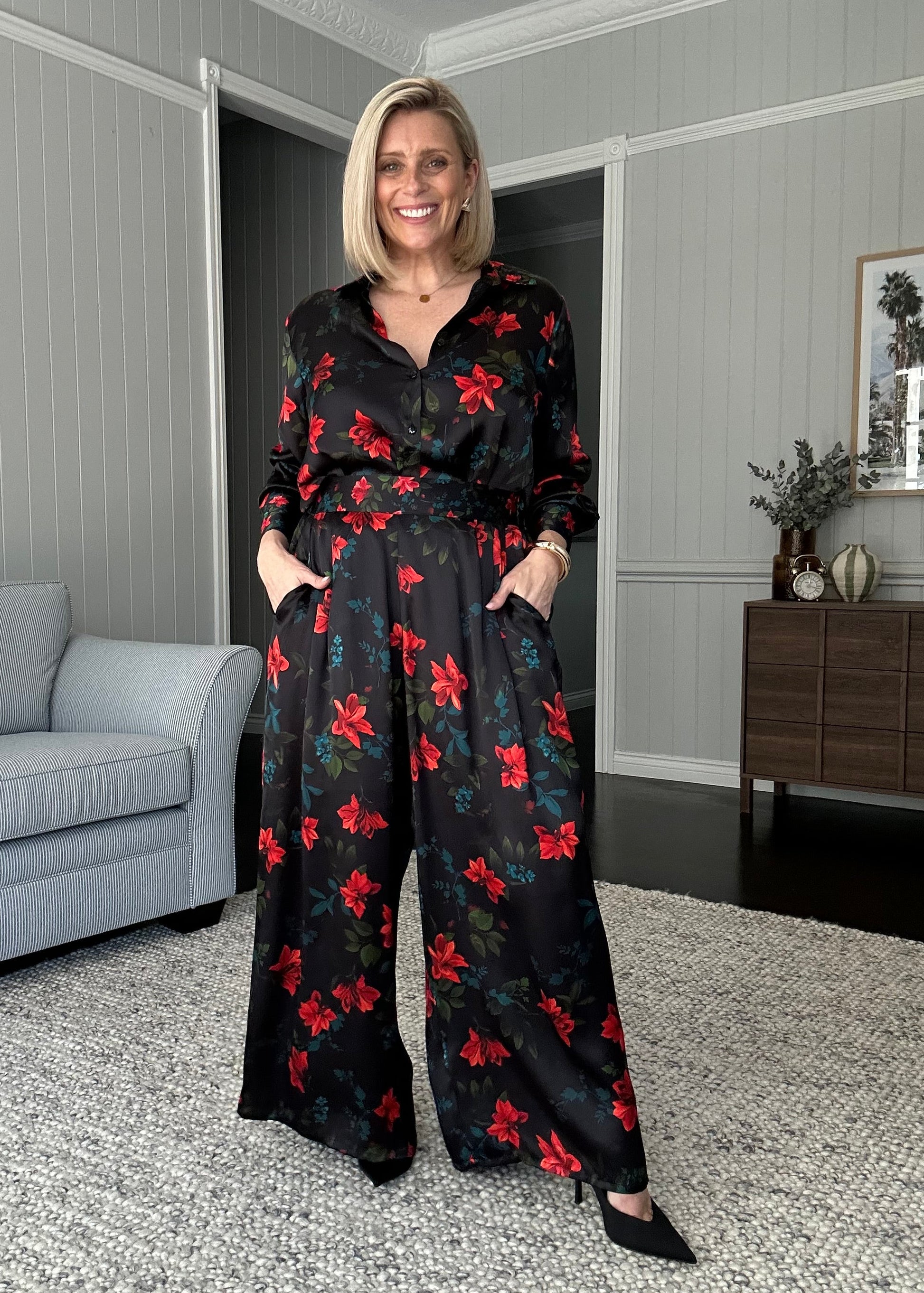 Philosophy Australia x denu collection Claire silk pants
