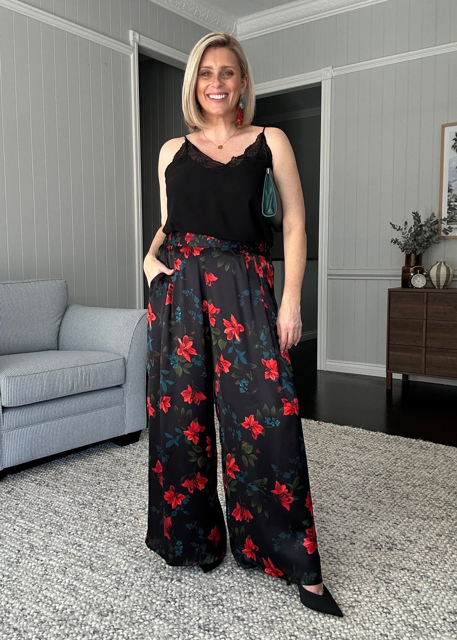 Philosophy Australia x denu collection Claire silk pants