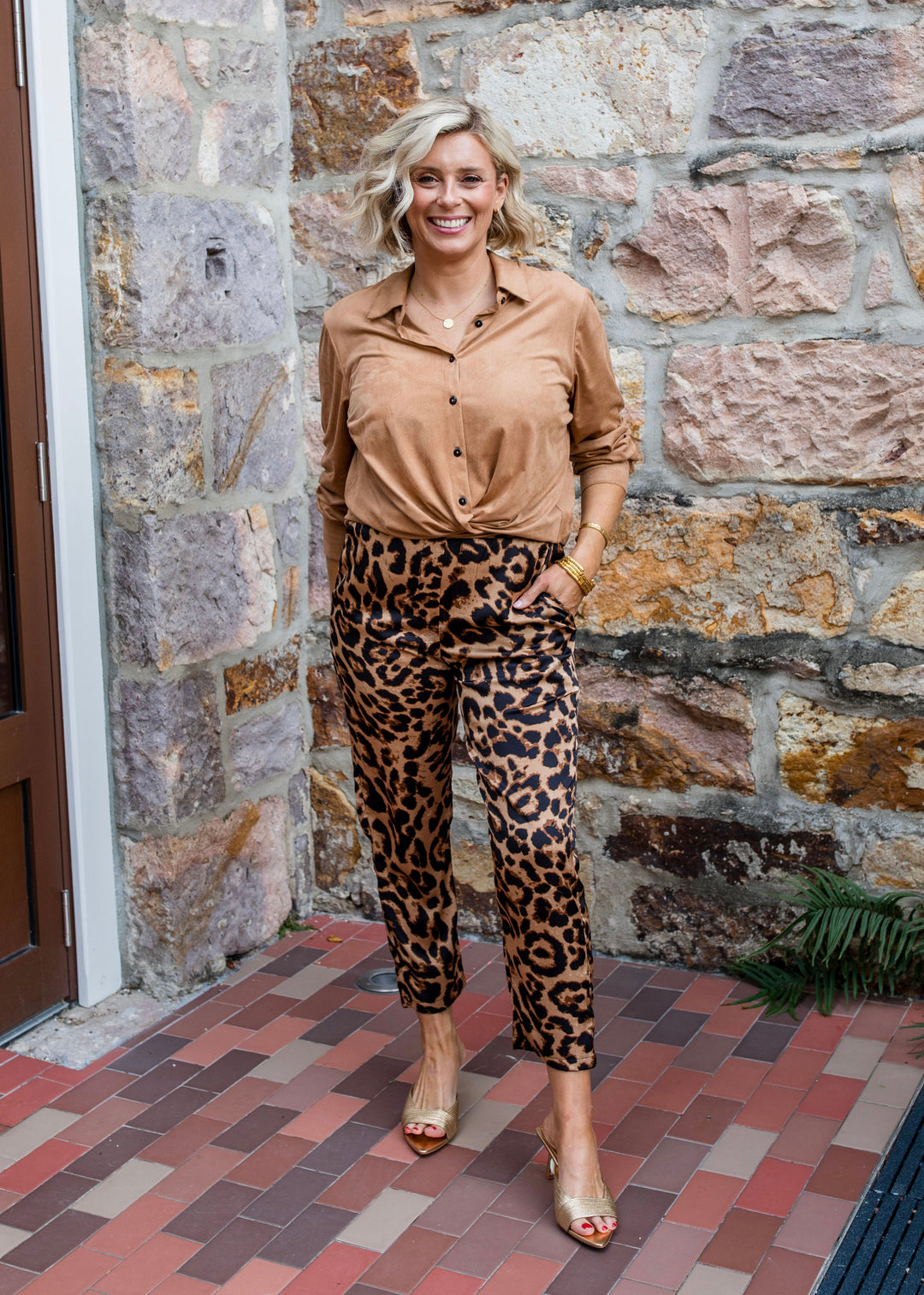 Zendal pant in Zoo print