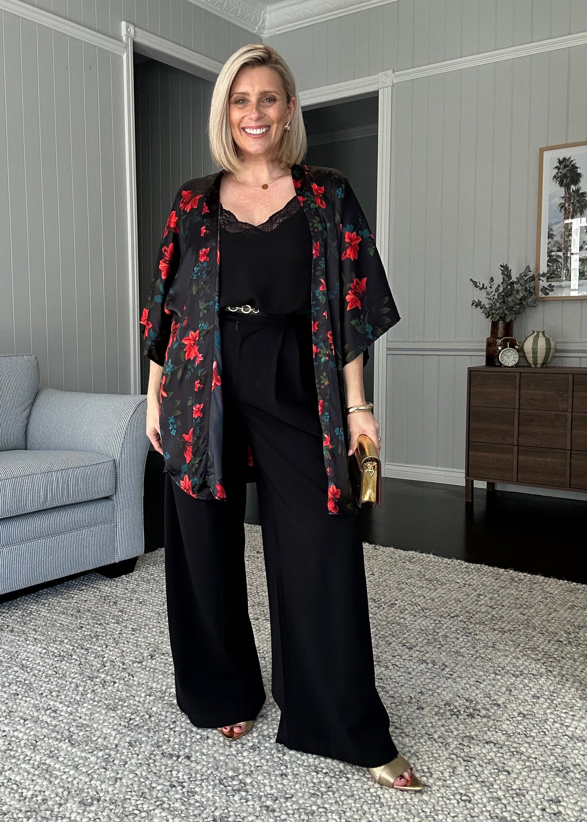 Philosophy Australia x denu collection Claudia silk kimono