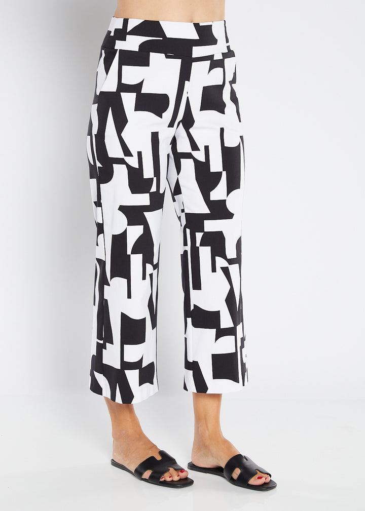 Philosophy Australia Ticket printed Bengaline culotte in Avante, sustainable slow fashion made in Australia