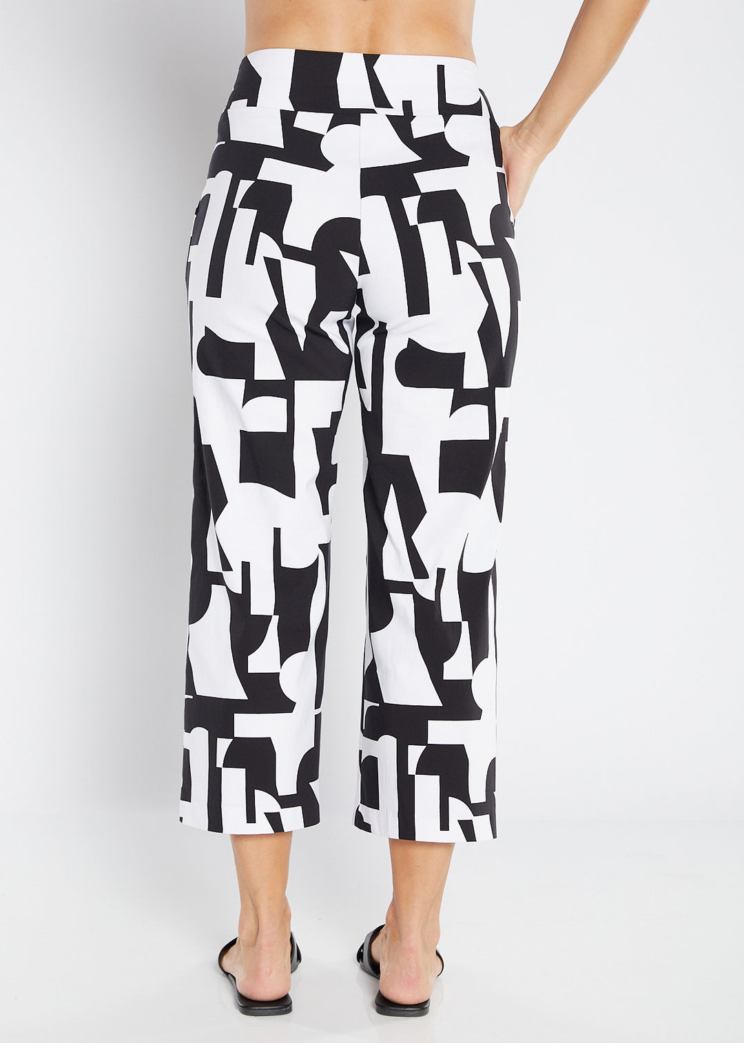 Philosophy Australia Ticket printed Bengaline culotte in Avante, sustainable slow fashion made in Australia
