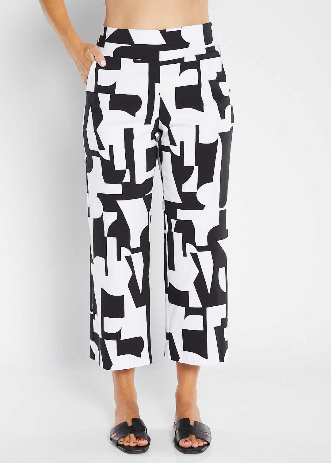 Philosophy Australia Ticket printed Bengaline culotte in Avante, sustainable slow fashion made in Australia