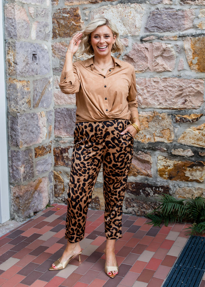 Zendal pant in Zoo print