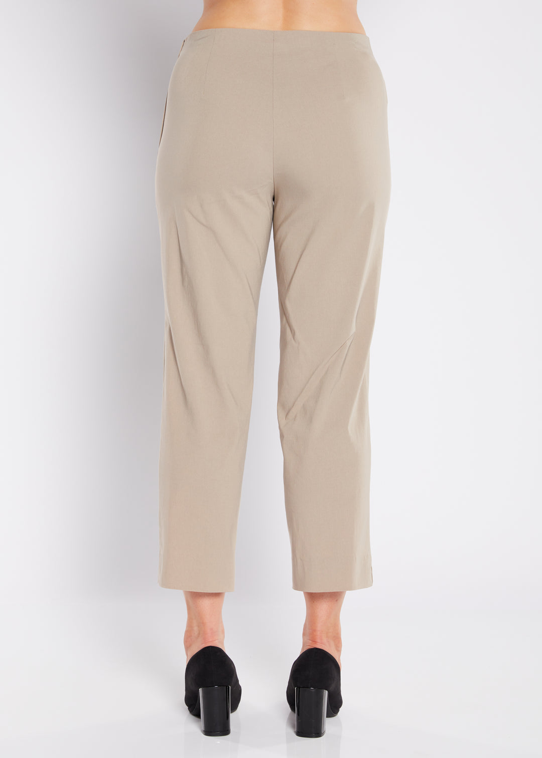 Wow miracle stretch Bengaline 7/8 straight pants in Raffia