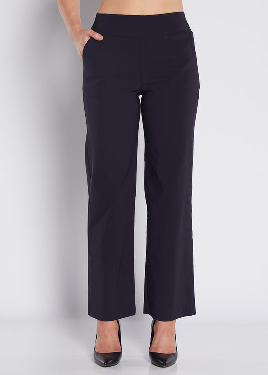 Arrow Heritage Bengaline miracle stretch wide leg pant in navy