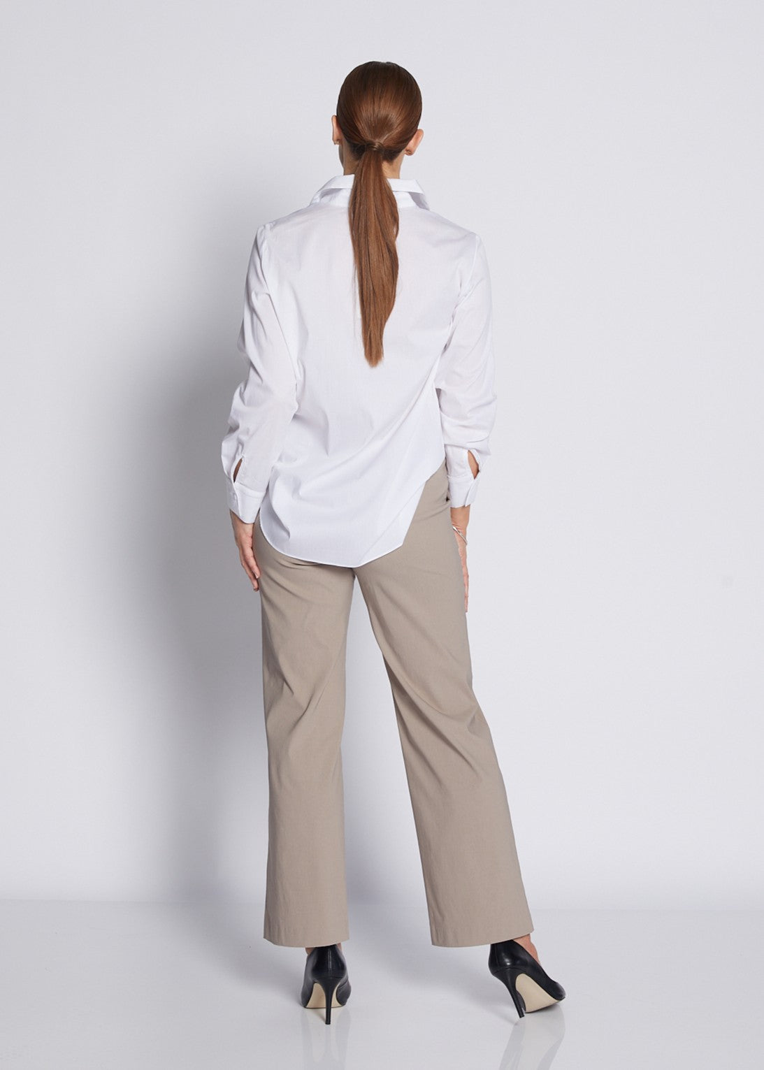 Arrow Heritage Bengaline miracle stretch wide leg pant in raffia