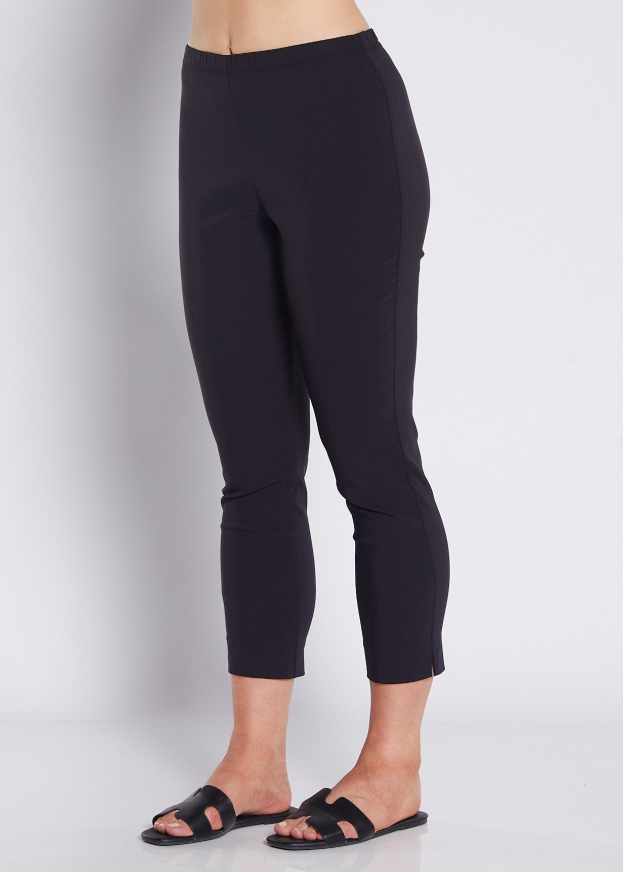 Everyday Heritage Bengaline miracle stretch 7/8 fitted pant in black