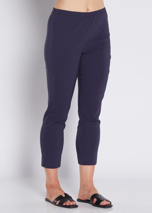 Everyday Heritage Bengaline miracle stretch 7/8 fitted pant in French navy