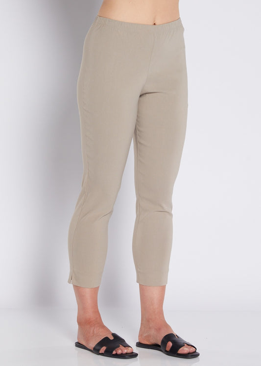 Everyday Heritage Bengaline miracle stretch 7/8 fitted pant in raffia