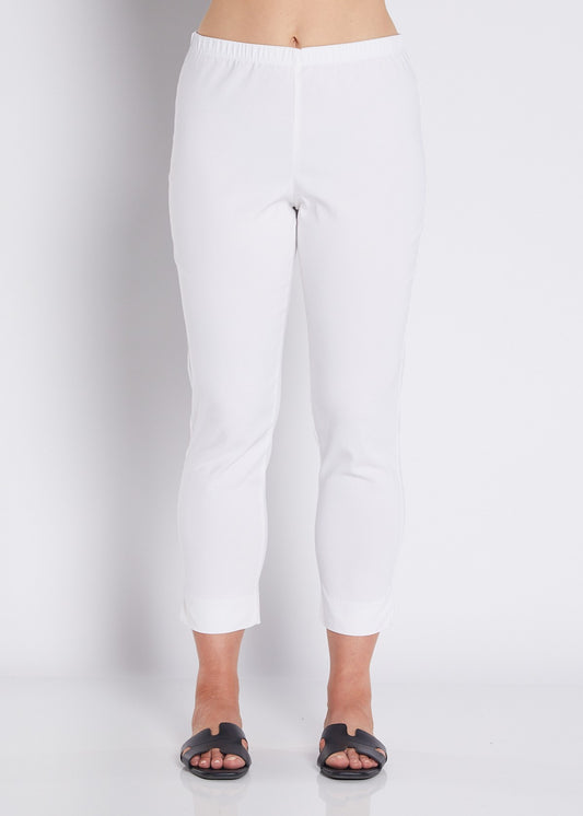 Everyday Heritage Bengaline miracle stretch 7/8 fitted pant in white