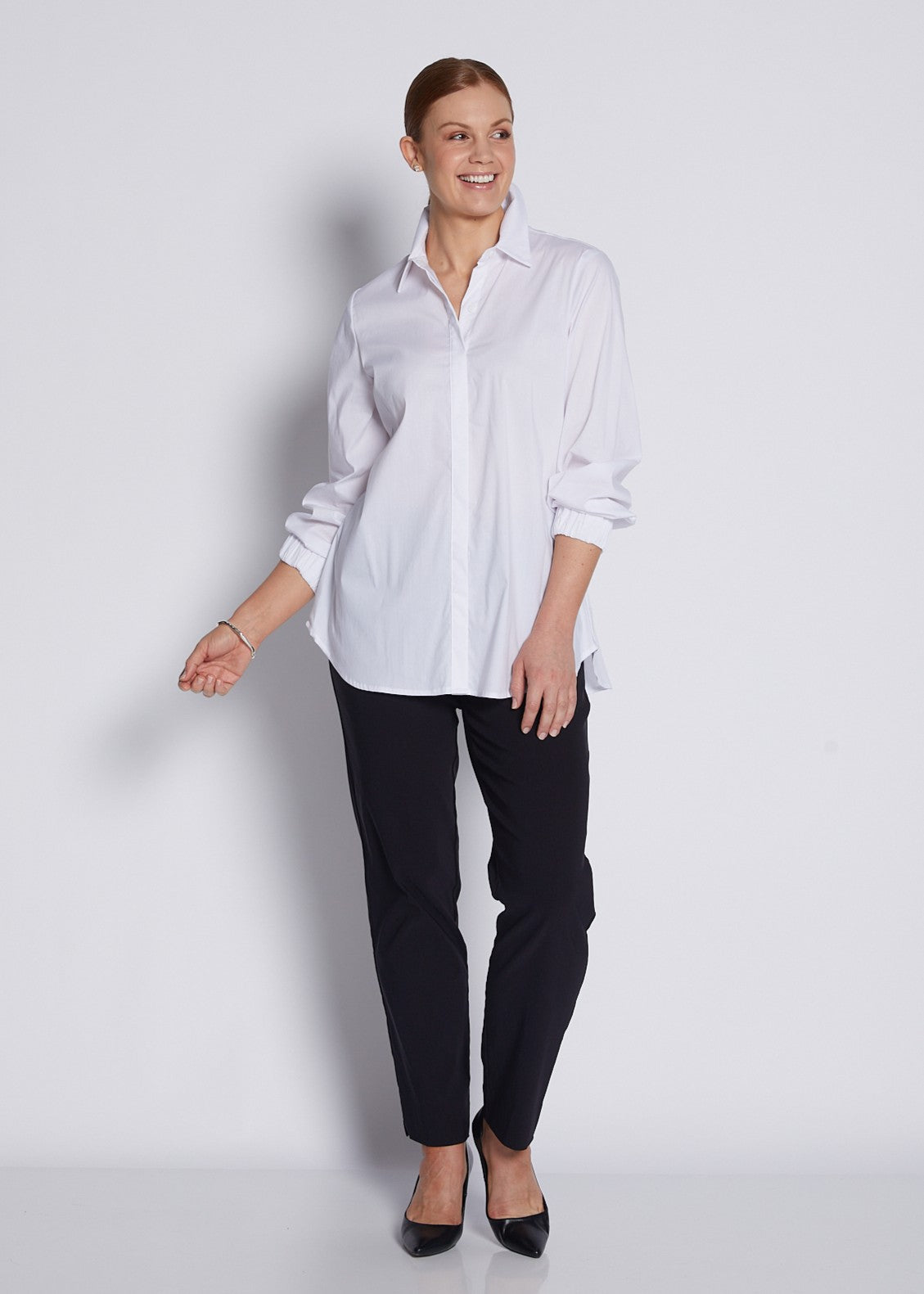 Gem Heritage Bengaline miracle stretch straight pants in black