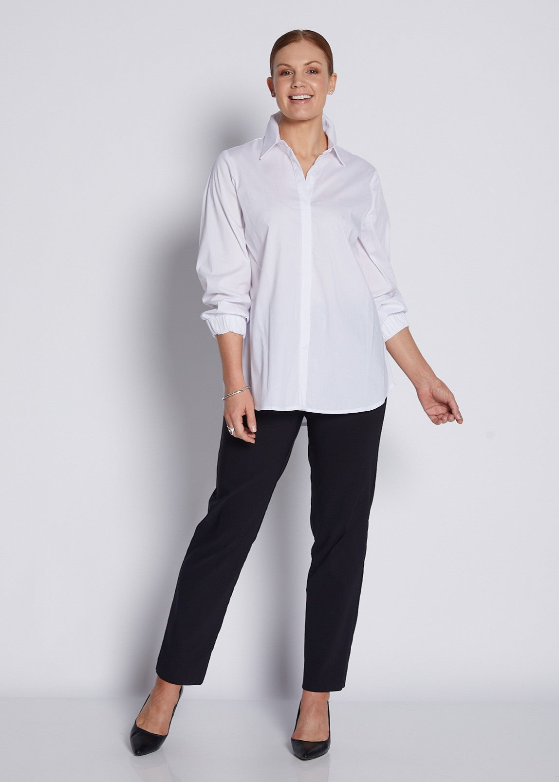 Gem Heritage Bengaline miracle stretch straight pants in black