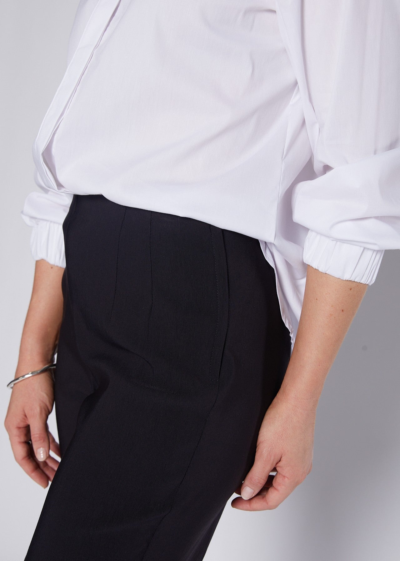 Gem Heritage Bengaline miracle stretch straight pants in black