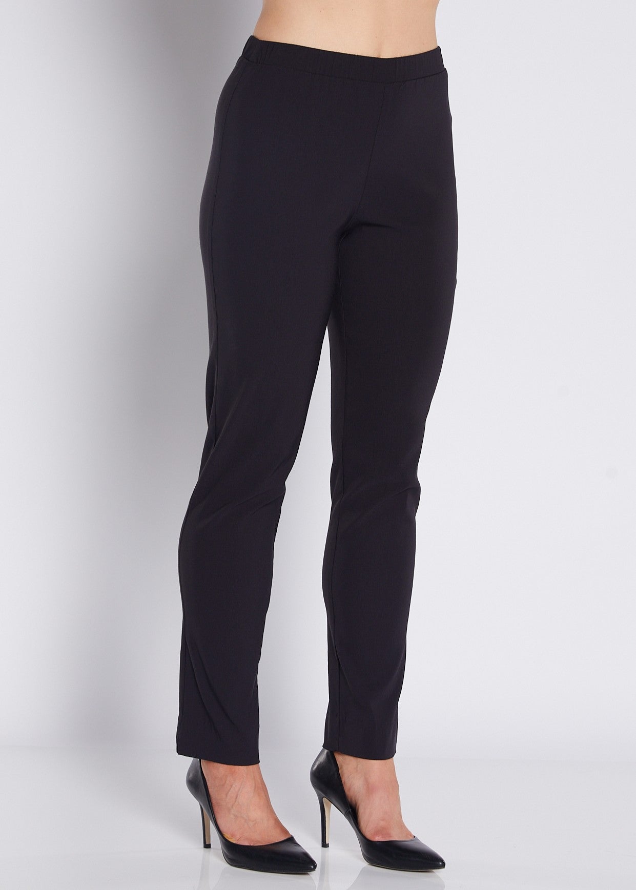 Narrow Heritage Bengaline miracle stretch slim pants in black
