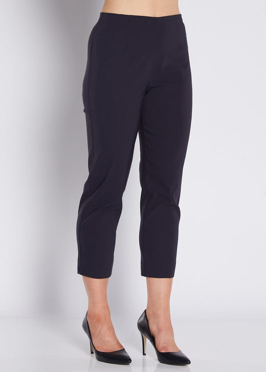 Wow Heritage Bengaline miracle stretch 7/8 straight pants in navy